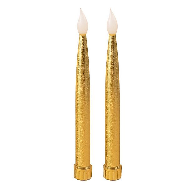 MUPOO LED-Kerze LED Flammen Flammenlose Batteriebetriebene 2er-Pack Elektri günstig online kaufen