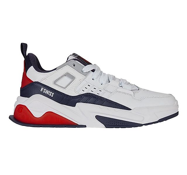 K-Swiss Techna Trainer (Leder) weiss/navyblau/rot Herren Sneaker günstig online kaufen