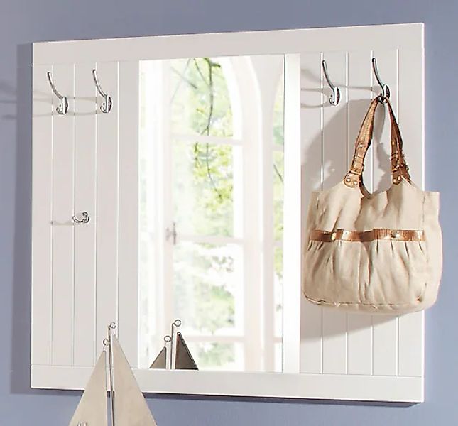 Home affaire Garderobenpaneel »Nekso«, mit Spiegel, Breite 116 cm, aus MDF günstig online kaufen