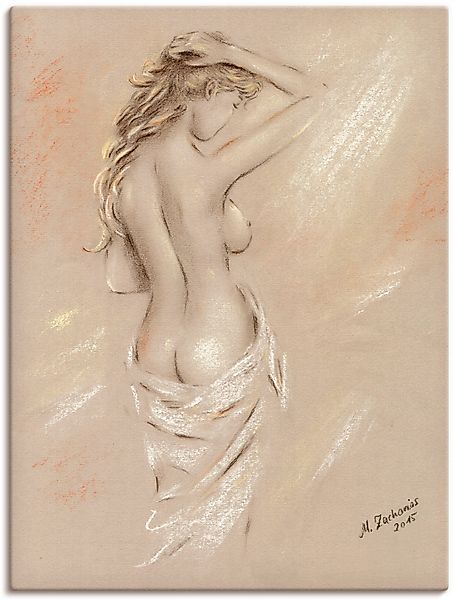 Artland Wandbild "Reizvolle Rundungen - weiblicher Akt" Frau 1 Stk. tlg. al günstig online kaufen