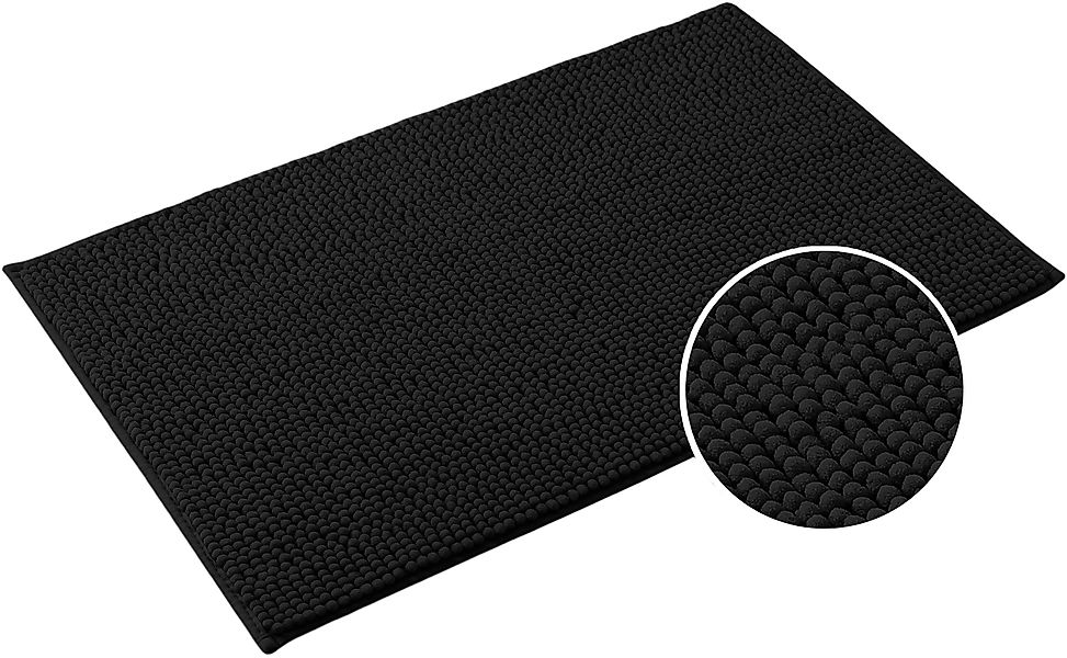my home Badematte Vanessa Chenille, Badvorleger, günstig online kaufen