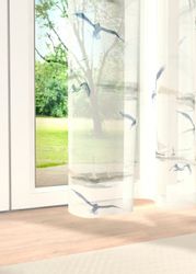 Stickereien Plauen Vorhang "Möwe" Kräuselband 1 Stk. tlg. günstig online kaufen