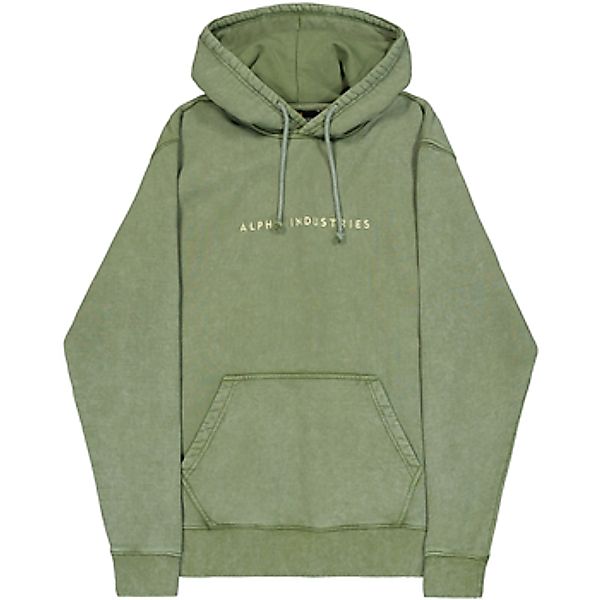 Alpha Industries  Sweatshirt Acid Logo Hoodie - moss green günstig online kaufen