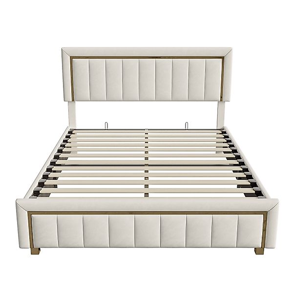 Gdood Polsterbett Stauraumbett Doppelbett Moderner Stil günstig online kaufen