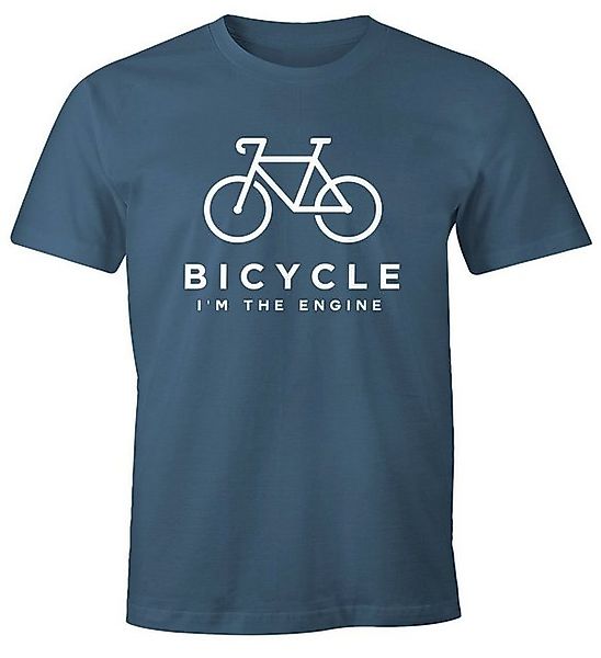 MoonWorks Print-Shirt Herren T-Shirt Fahrrad Sprüche günstig online kaufen