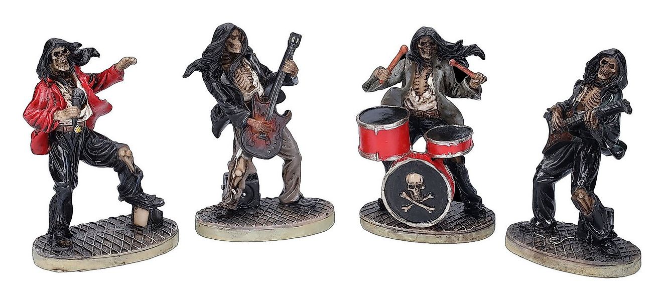 Figuren Shop GmbH Dekofigur Skelett Figuren - One Hell of a Band - Gothic D günstig online kaufen