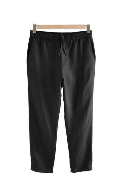 Next Leinenhose Signature Hose mit Gummibund günstig online kaufen