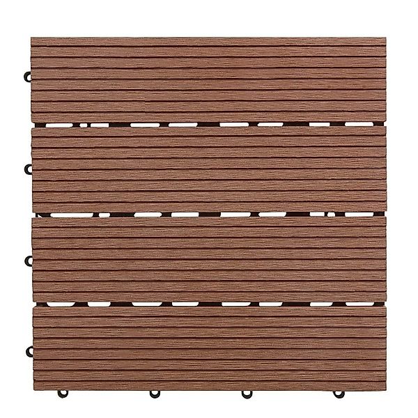 Karat Klickfliese Queen Hellbraun, Terrassenfliese, 30 günstig online kaufen
