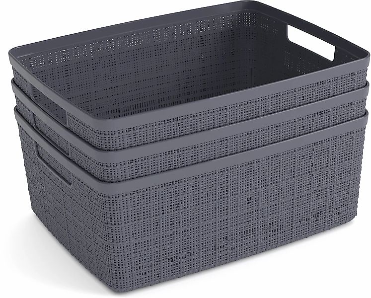 Curver Organizer, (Set, 3 St.), Aufbewahrungsbox, Tragegriff,stapelbar, 100 günstig online kaufen
