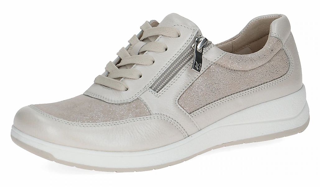 Caprice Keilsneaker, Freizeitschuh, Halbschuh, Schnürschuh, Logoemblem, Wei günstig online kaufen