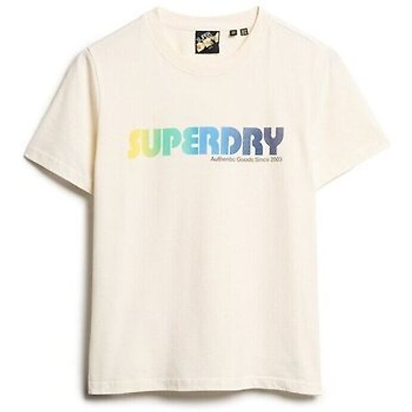 Superdry  T-Shirt T-shirt décontracté avec logo arc-en-ciel femme günstig online kaufen