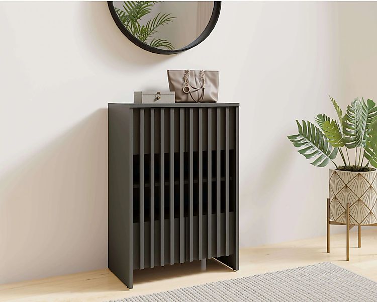 Home affaire Schuhschrank "MURET Schuhregal mit vier Fächer und zwei Türen, günstig online kaufen