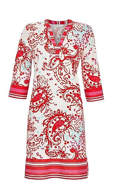 Chérie Line Tunikakleid im Paisleydessin mit Kontrastblenden und Seitentasc günstig online kaufen