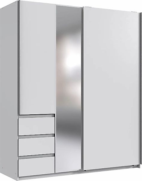 Wimex Schwebetürenschrank "Stade, B: 168cm, inkl. Spiegel und von außen bed günstig online kaufen