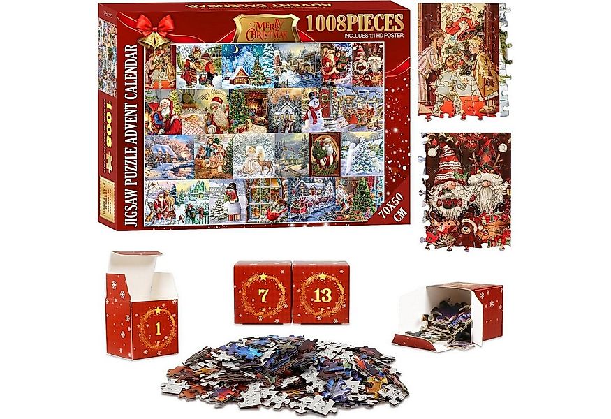 LuxusKollektion Spielzeug-Adventskalender Puzzle Adventskalender 2024 Erwac günstig online kaufen