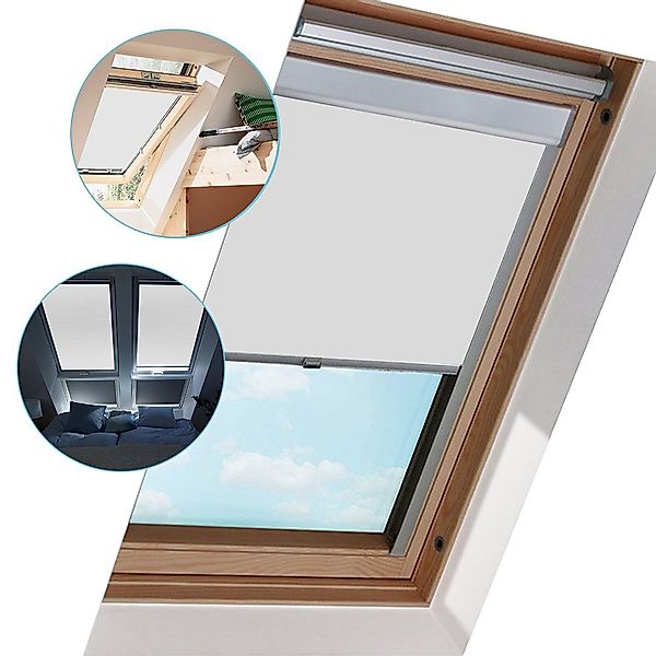 Dachfensterrollo Verdunkelungsrollo Dachfensterrollo Thermo-Rollo für GGL günstig online kaufen