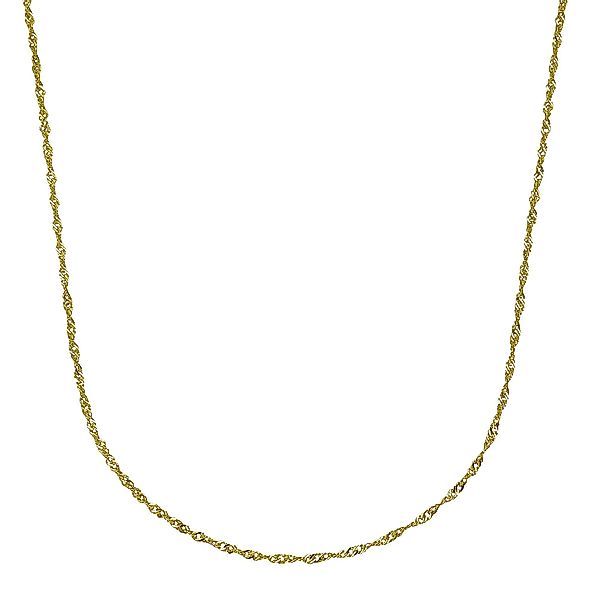 Vivance Collierkettchen 585 Gold Singapurkette 42cm günstig online kaufen