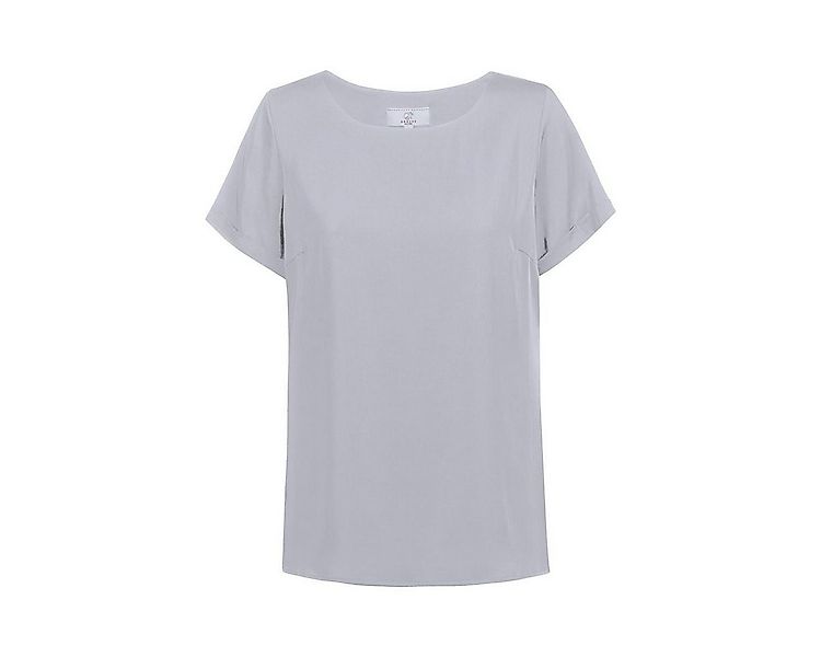 GREIFF Kurzarmbluse Greiff CHIFFON Damen Bluse Kurzarm Rundhals Regular Sil günstig online kaufen