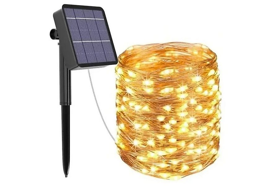 LEDLIGHT LED-Lichterkette Solar Lichterkette Garten 20m 200 LED warmweiß Ou günstig online kaufen