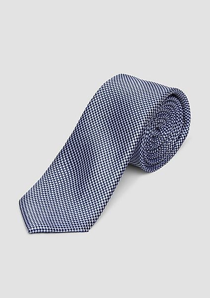s.Oliver Krawatte Krawatte Krawatte aus Seidenmix mit Jacquard-Muster günstig online kaufen