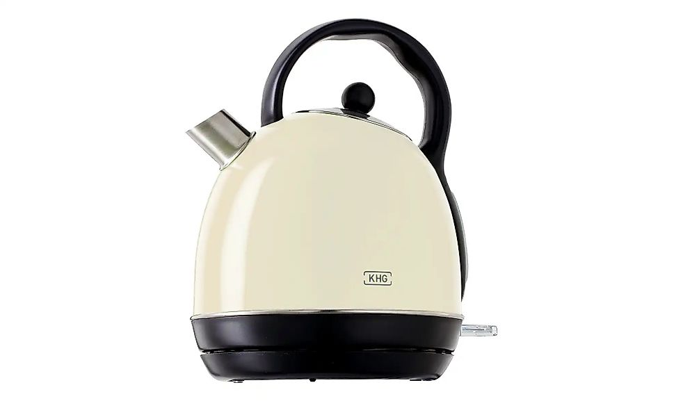 KHG Wasserkocher  WK-1711 (C) ¦ creme ¦ Kunststoff,Metall lackiert,Edelstah günstig online kaufen