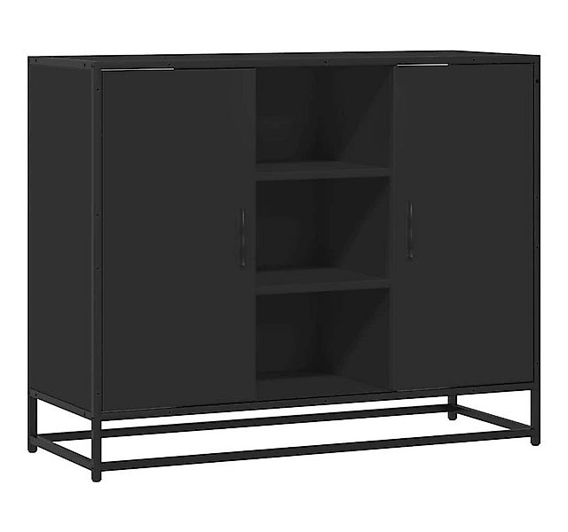 vidaXL Sideboard Sideboard Schwarz 92x35x76 cm Holzwerkstoff (1 St) günstig online kaufen