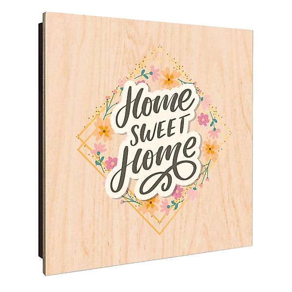 Banjado Großer Schlüsselkasten Holz 30x30cm Schwarz Scharnier Links 50 Hake günstig online kaufen
