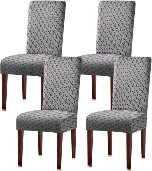 Coonoor Stuhlhusse geschwungener Stuhlbezug,Elastischer Jacquard-Esszimmers günstig online kaufen