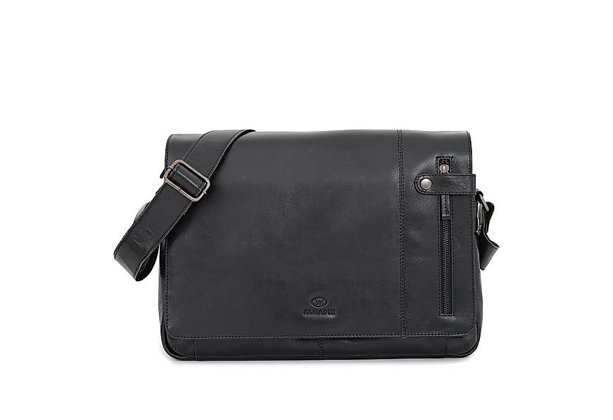 ALMADIH Umhängetasche Leder Umhängetasche DYLAN Ledertasche 15 Zoll Aktenta günstig online kaufen