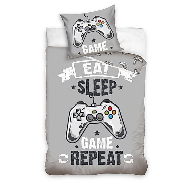 MTOnlinehandel Bettwäsche Gamer 135x200 + 80x80 günstig online kaufen