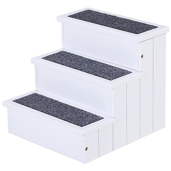 PawHut Haustiertreppe 3 Stufen Tiertreppe Katzentreppe günstig online kaufen