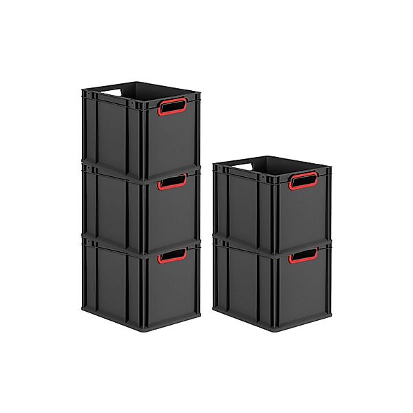 PROREGAL SparSet 5x Eurobox Nextgen Color HxBxT 32x30x40cm 30 Liter Griffe günstig online kaufen