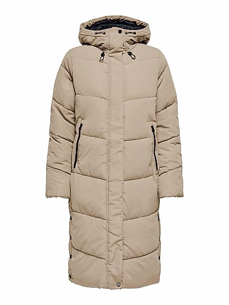 ONLY Steppmantel "ONLMEGAN LIFE LONG PUFFER COAT CS OTW" verdeckter Zipper, günstig online kaufen