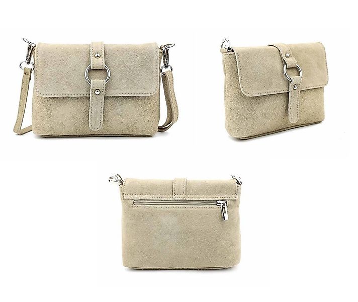 ITALYSHOP24 Schultertasche Made in Italy Damen Leder Tasche Umhängetasche H günstig online kaufen