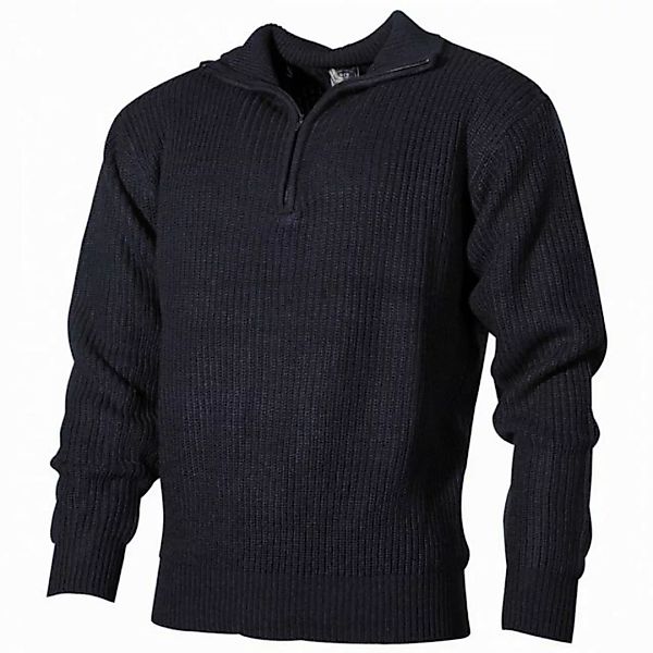 MFH Troyer Isländer Pullover, Troyer, blau, mit Reißverschluß - M günstig online kaufen