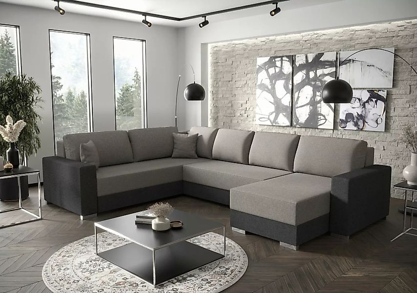 ALTDECOR Wohnlandschaft PRADI3, Couch mit Schlaffunktion, Wohnzimmer - Wohn günstig online kaufen