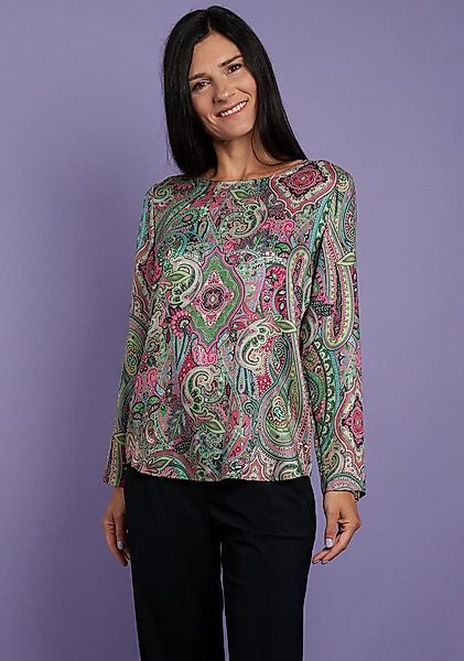 Seidel Moden Langarmbluse mit All-Over Print, MADE IN GERMANY günstig online kaufen