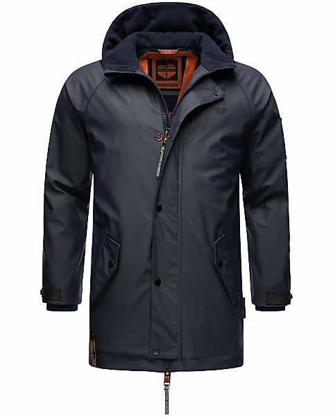 Stone Harbour Regenjacke "Rihaa", mit Kapuze, Gummierter Regenparka mit Fle günstig online kaufen