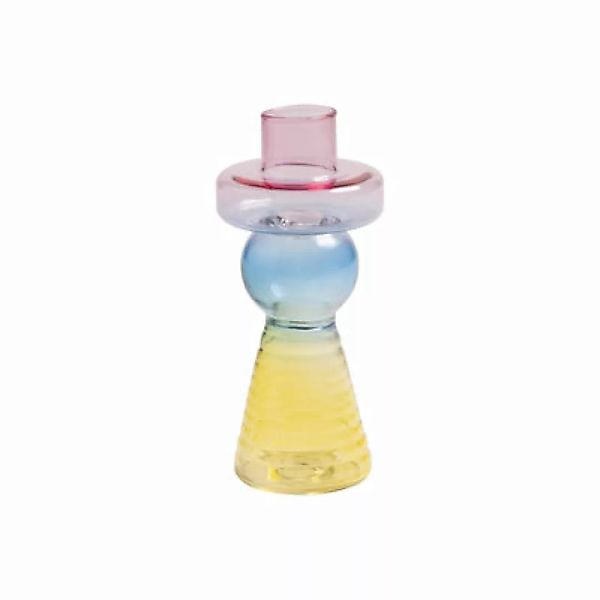 Kerzenleuchter Jumble glas bunt / Ø 6 x H 13,5 cm - Glas - & klevering - Bu günstig online kaufen