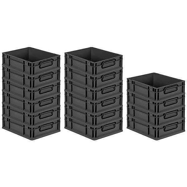 PROREGAL SuperSparSet 16x Eurobox Nextgen Color HxBxT 12x30x40cm 11 Liter G günstig online kaufen