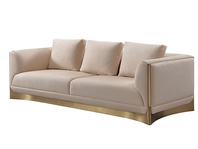 Xlmoebel Sofa 3-Sitzer Sofa im Luxus-Stil für das Wohnzimmer in modernem Be günstig online kaufen