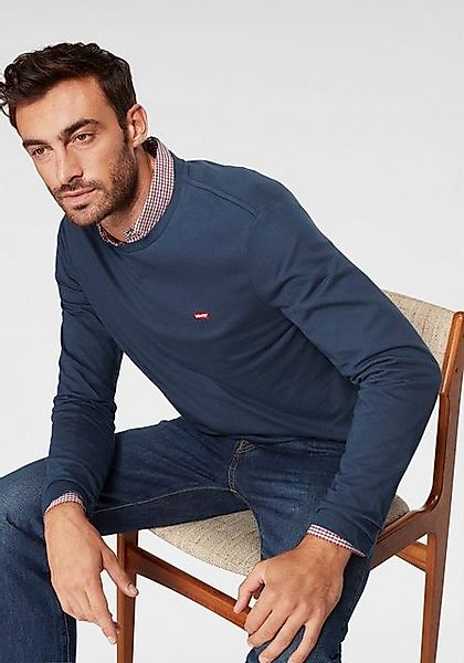 Levi's® Langarmshirt mit Logo-Applikation günstig online kaufen