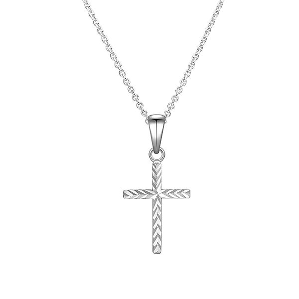 SCHOSCHON Kette mit Anhänger Anhängerkette Kreuz günstig online kaufen