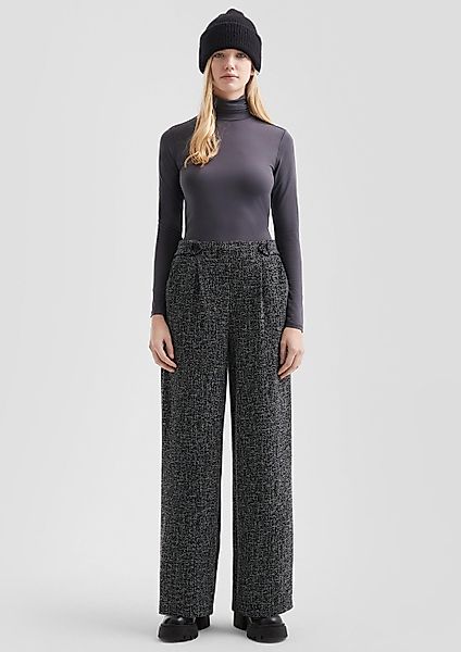 QS Chinos Hose Wide Leg Pants günstig online kaufen