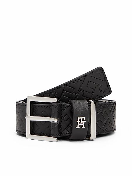 Tommy Hilfiger Ledergürtel "TH SQUARE MONO" mit TH-Monogramm, Breite: 3 cm günstig online kaufen