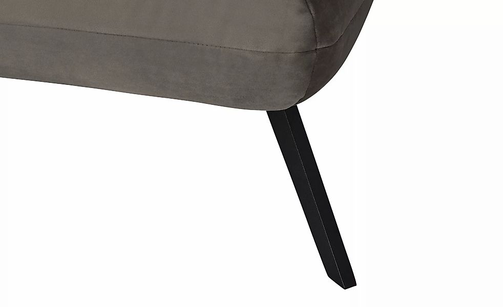 Jette Home Longseat-Sessel Samt Caldara ¦ grau ¦ Maße (cm): B: 126 H: 94 T: günstig online kaufen