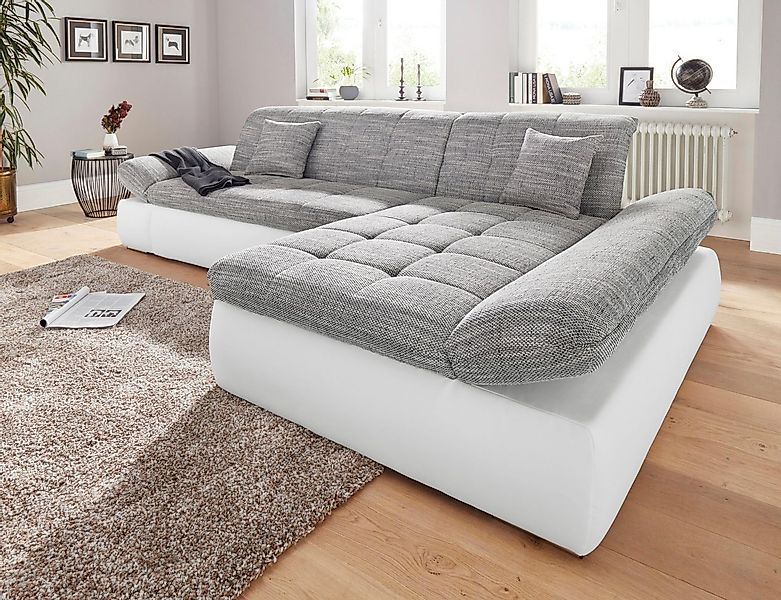DOMO collection Ecksofa PB Moric wahlweise mit Bettfunktion + Armteilverste günstig online kaufen