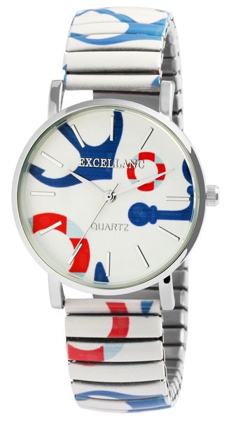 Excellanc Quarzuhr 1700060 Edelstahlzugband, D 36 günstig online kaufen