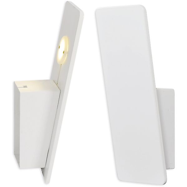 Näve LED-Wandleuchte Stan Weiß 22 cm günstig online kaufen