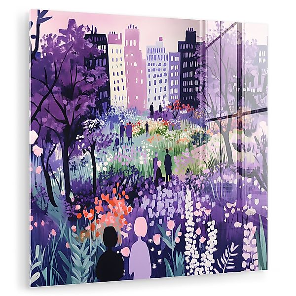 MuchoWow Acrylglasbild Park - Bäume - günstig online kaufen